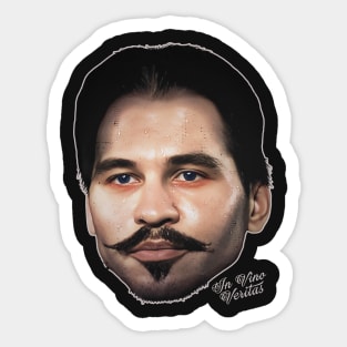 Doc Holliday - In Vino Veritas Sticker